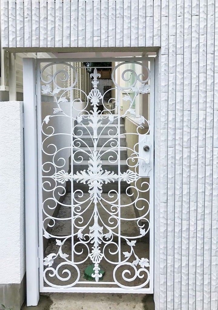 片開き門扉